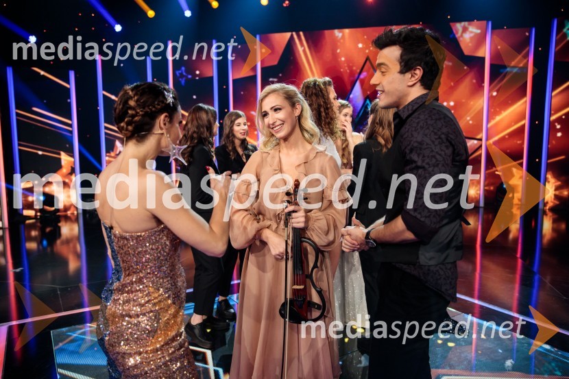  Ana Klašnja, balerina;  Maša Golob, violinistka;  Marko  Stanković, glasbenikSlovenija ima talent 2021, druga polfinalna oddaja