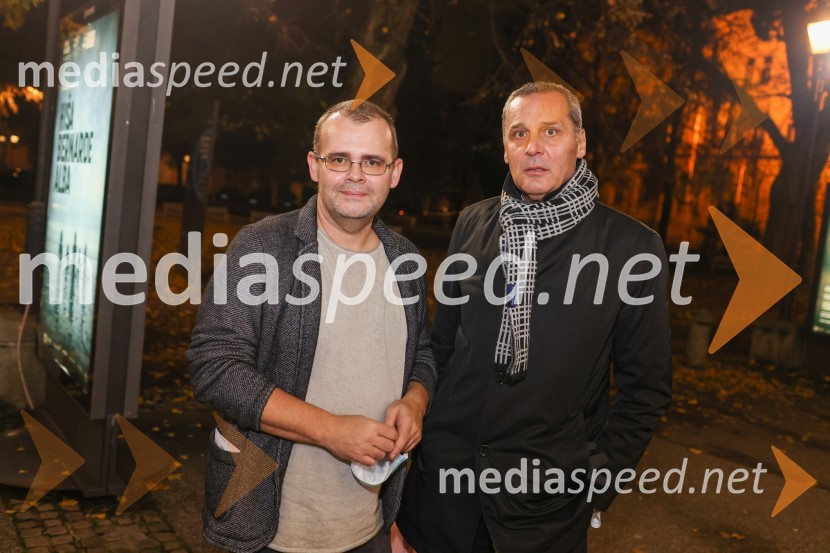  Alan Kavčič, predstavnik za odnose z javnostmi SNG Maribor;  Danilo Rošker, direktor SNG MariborAnton Bogov se je s Smrtjo v Benetkah poslovil od aktivne kariere