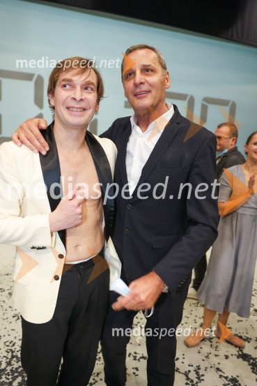  Anton Bogov, baletni solist;  Danilo Rošker, direktor SNG MariborAnton Bogov se je s Smrtjo v Benetkah poslovil od aktivne kariere