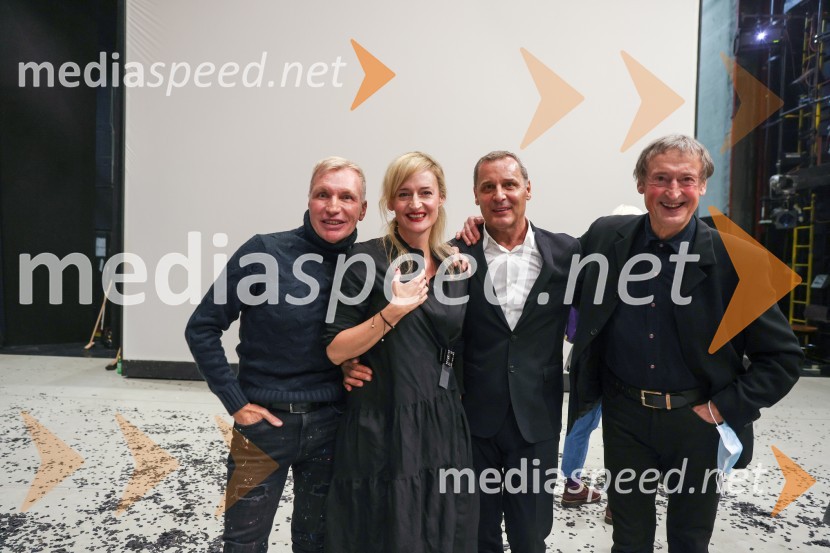  Igor  Jelen-Iggy, Hiša umetnosti IGENCelje;  Valentina Turcu, koreografinja in baletna solistka;  Danilo Rošker, direktor SNG Maribor;  Marin Turcu, baletni plesalecAnton Bogov se je s Smrtjo v Benetkah poslovil od aktivne kariere