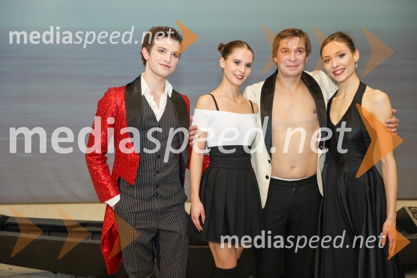  Tomaž Viktor Abram Golub, baletni plesalec;  Ema Perić, baletna plesalka;  Anton Bogov, baletni solist;  Monja Obrul, baletna plesalkaAnton Bogov se je s Smrtjo v Benetkah poslovil od aktivne kariere