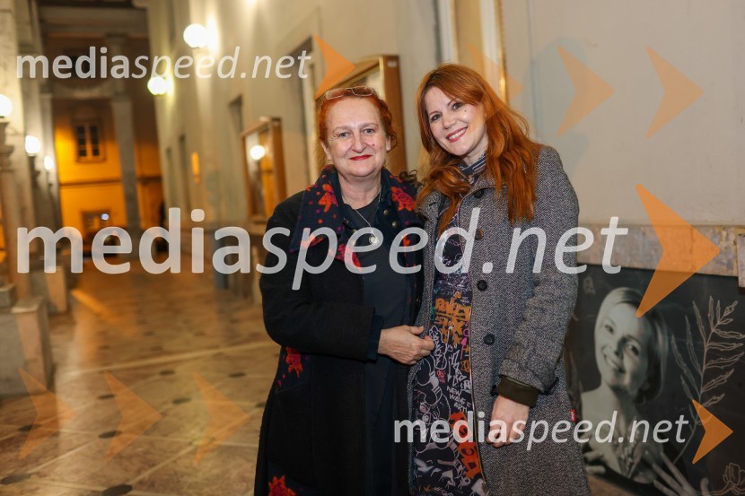  Marinka Poštrak, dramaturginja, Prešernovo gledališče Kranj;  Eva Belčič, vodja marketinga in odnosov z javnostmi, Prešernovo gledališče KranjLepe vide lepo gorijo, premiera drame, Prešernovo gledališče Kranj