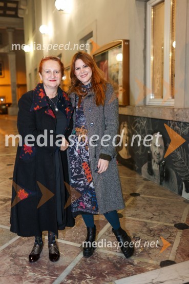  Marinka Poštrak, dramaturginja, Prešernovo gledališče Kranj;  Eva Belčič, vodja marketinga in odnosov z javnostmi, Prešernovo gledališče KranjLepe vide lepo gorijo, premiera drame, Prešernovo gledališče Kranj