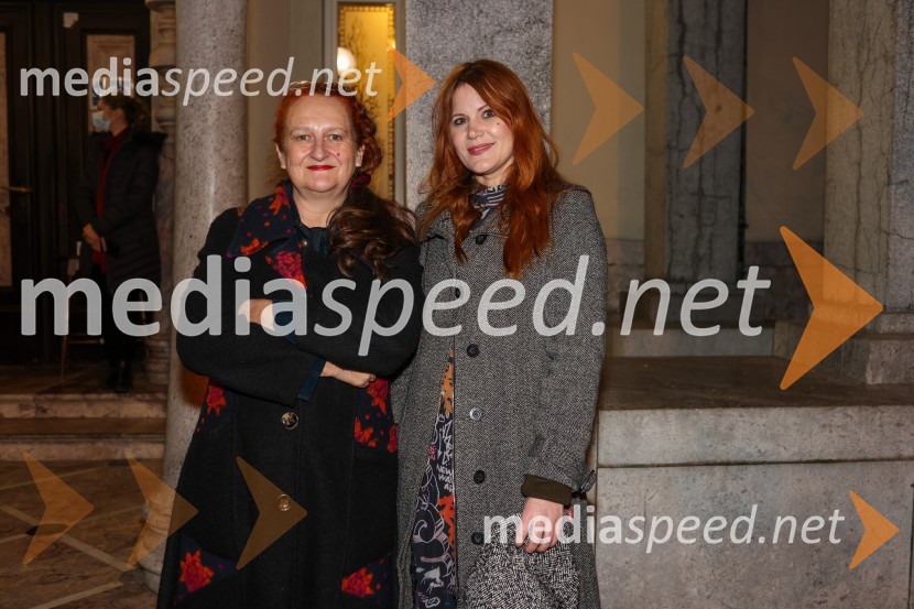  Marinka Poštrak, dramaturginja, Prešernovo gledališče Kranj;  Eva Belčič, vodja marketinga in odnosov z javnostmi, Prešernovo gledališče KranjLepe vide lepo gorijo, premiera drame, Prešernovo gledališče Kranj