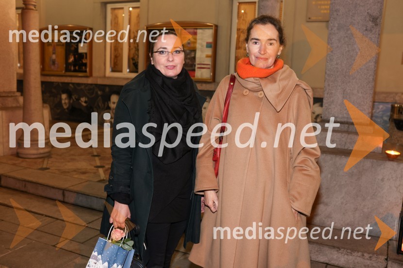  Mateja Starič, skladateljica;  Petra Govc, igralkaLepe vide lepo gorijo, premiera drame, Prešernovo gledališče Kranj