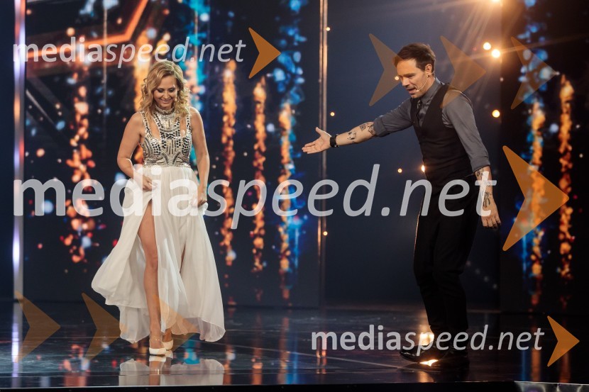  Marjetka Vovk, pevka, duo Maraaya;  Lado Bizovičar, igralecSlovenija ima talent 2021, tretja polfinalna oddaja