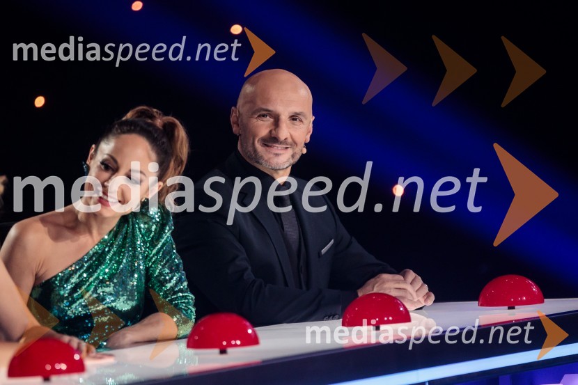  Ana Klašnja, balerina;  Branko Čakarmiš,  programski direktor, Pro PlusSlovenija ima talent 2021, tretja polfinalna oddaja