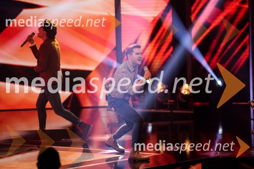  Patrik Mrak, Booom;  Matevž Derenda, BooomSlovenija ima talent 2021, tretja polfinalna oddaja
