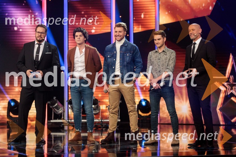 Boyband Booom z voditeljema Slovenija ima talent 2021, tretja polfinalna oddaja
