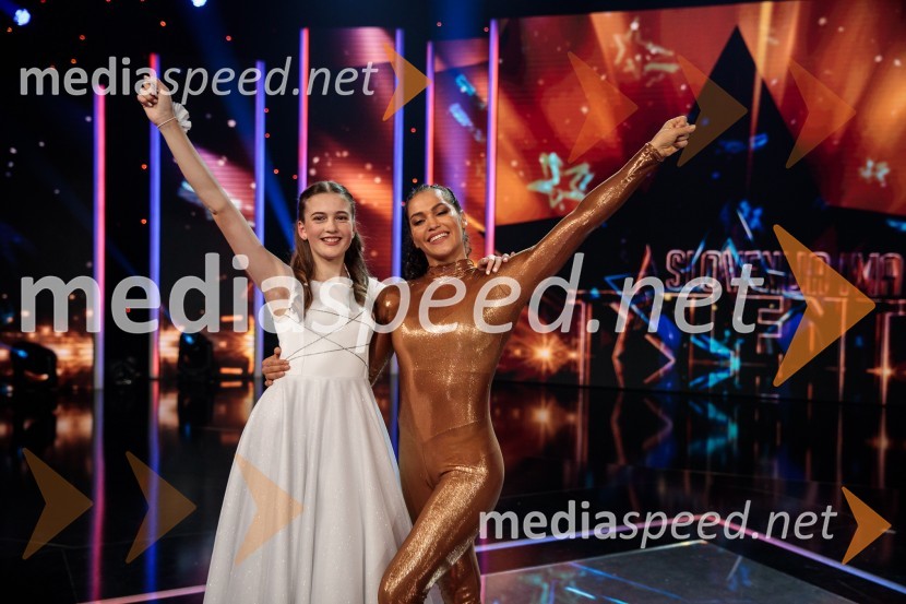  Tina Pezdirec;  Tamia Šeme, cirkuška umetnicaSlovenija ima talent 2021, tretja polfinalna oddaja