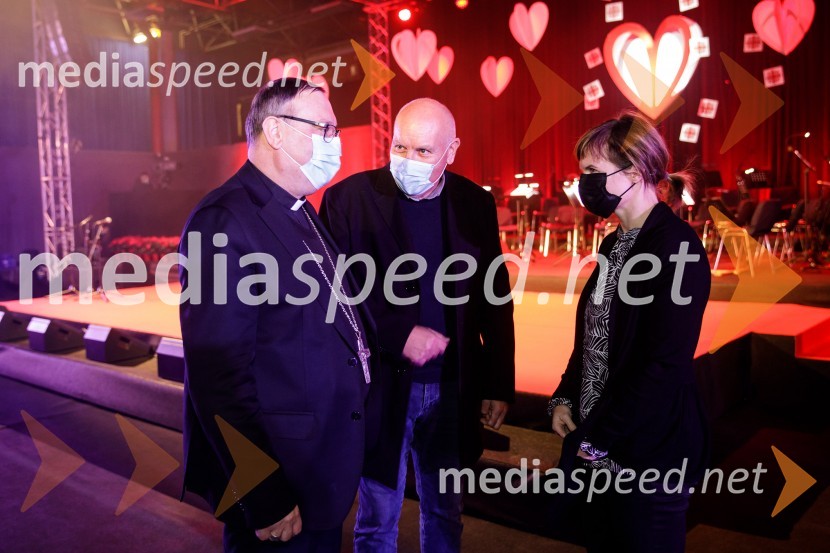 mag. Alojzij Cvikl, predsednik Slovenske karitas;  ... ;  ... Klic dobrote 2021, dobrodelni koncert