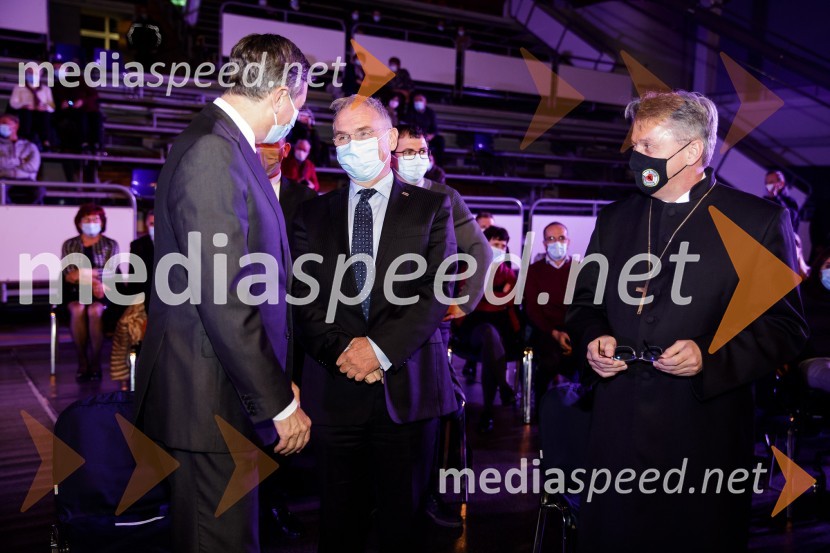  Borut Pahor, predsednik Republike Slovenije;  Aleš Hojs, Minister za notranje zadeve;  ... Klic dobrote 2021, dobrodelni koncert