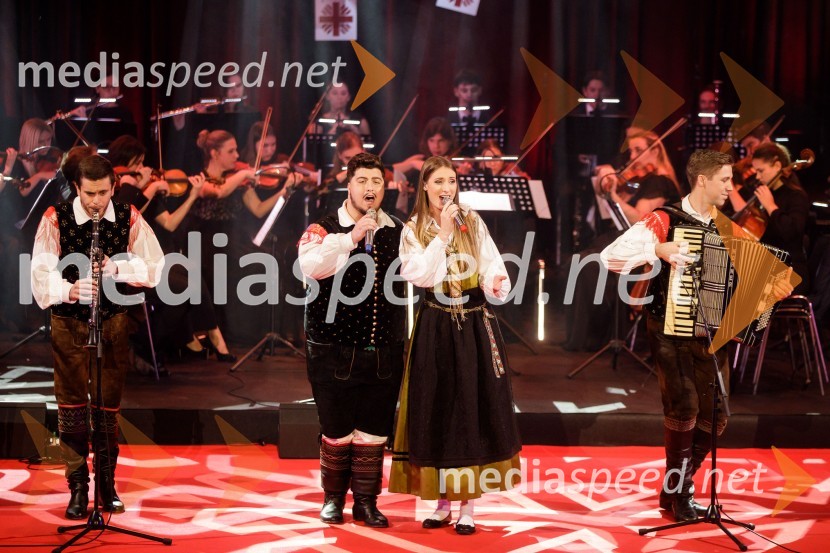  Tommy Budin, klarinetist;  Luka Sešek, pevec;  Lucija Selak, pevka, Ansambel Saša Avsenika;  Sašo Avsenik, glasbenik, Ansambel Saša AvsenikaKlic dobrote 2021, dobrodelni koncert