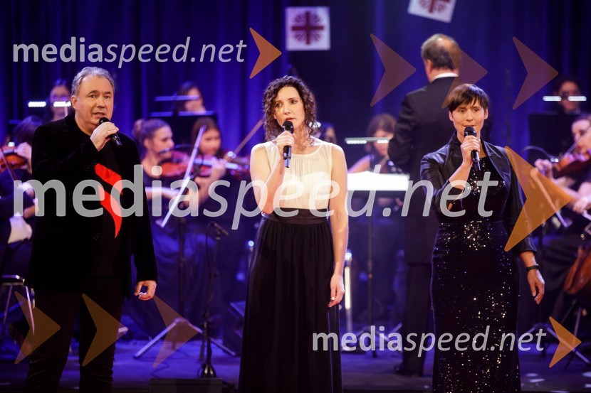  Marjan Bunič, pevec, voditelj, Radio Ognjišče;  Petra Stopar, pevka;  Urša SešekKlic dobrote 2021, dobrodelni koncert