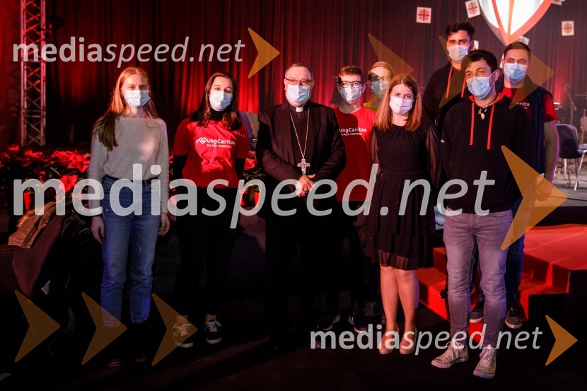  ... ;  ... ; mag. Alojzij Cvikl, predsednik Slovenske karitas;  ... ;  ... ;  ... ;  ... ;  ... ;  ... Klic dobrote 2021, dobrodelni koncert