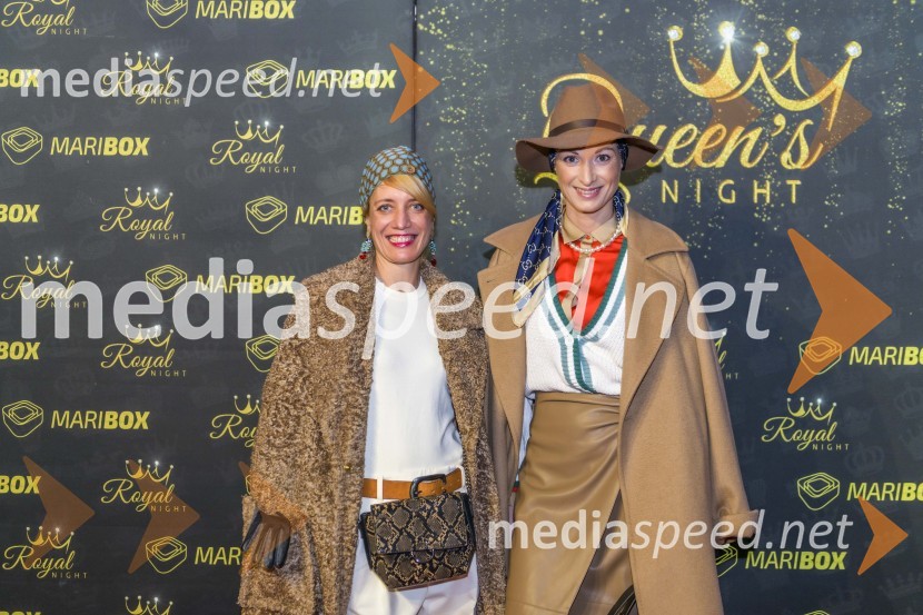  Mateja  Planjšek Kristanič, medijski guruji, direktorica projektov;  Špela Štamol, glavna urednica in vodja projekta GRAZIA Beauty AwardsQueen's Night v Mariboxu v znamenju mode in Hiše Gucci