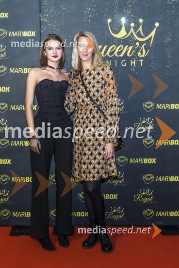  Karolina Lombergar;  Tina BenkoQueen's Night v Mariboxu v znamenju mode in Hiše Gucci