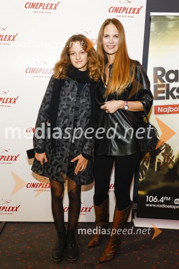  Isabela Raspopović;  Maja Bulc, modna agentkaPremiera Hiša Gucci - Cineplexx