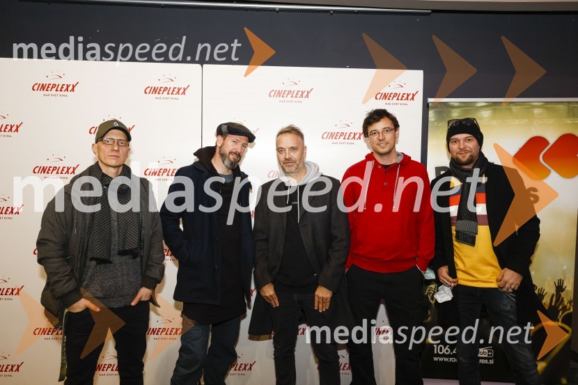  Primož  Benko, glasbenik, član skupine Siddharta;  Tomaž Okroglič Rous, glasbenik, Siddharta;  Jani Hace, glasbenik;  Boštjan Meglič, glasbenik, član skupine Siddharta;  Tomi Meglič, glasbenik, pevec skupine SiddhartaPremiera Hiša Gucci - Cineplexx