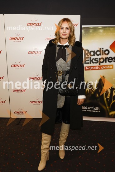  Tjaša  Kokalj Jerala, manekenka, voditeljicaPremiera Hiša Gucci - Cineplexx