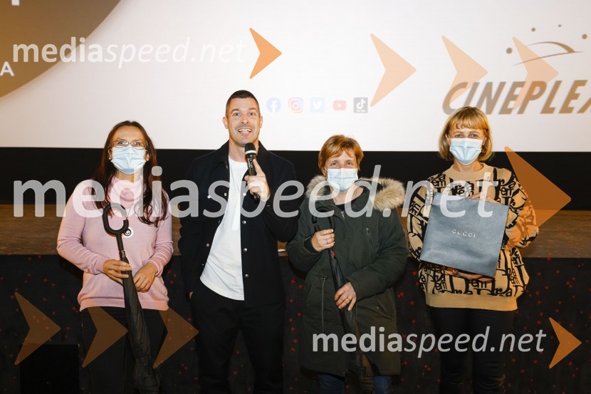  ... ;  Klemen Bučan, radijski voditelj, stand-up komik, DJ;  ... ;  ... Premiera Hiša Gucci - Cineplexx