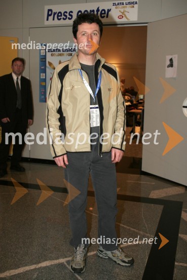 Uroš Mencinger, vodja press centra na Zlati lisici42. Zlata lisica