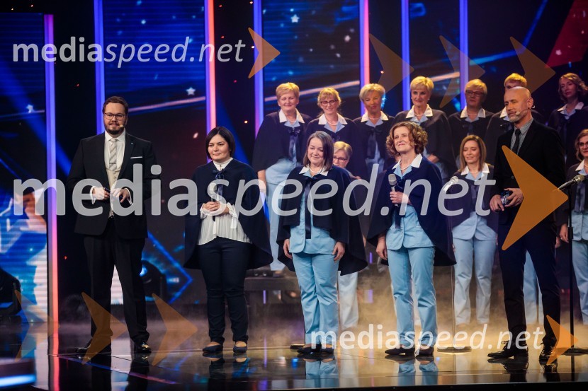 La Vita, zbor medicinskih sester Maribor&nbsp; z voditeljema&nbsp;Slovenija ima talent 2021, četrta polfinalna oddaja