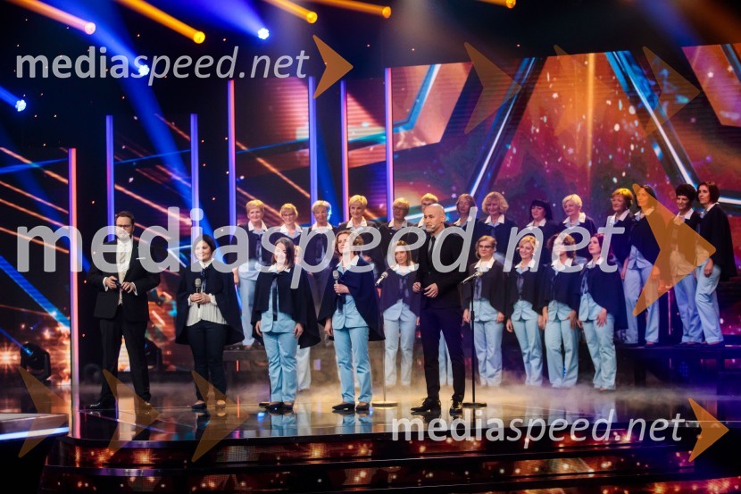 La Vita, zbor medicinskih sester Maribor&nbsp; z voditeljema&nbsp;Slovenija ima talent 2021, četrta polfinalna oddaja