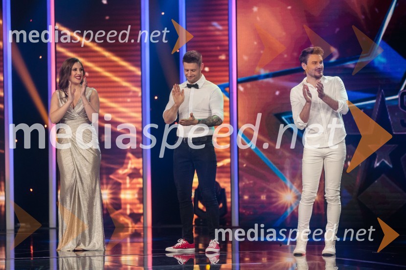  Tereza  Kavka;  Miro  Gavrić;  Dino Petrić, pevecSlovenija ima talent 2021, četrta polfinalna oddaja