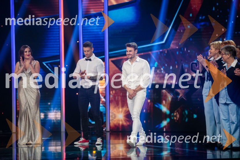  Tereza  Kavka;  Miro  Gavrić;  Dino Petrić, pevecSlovenija ima talent 2021, četrta polfinalna oddaja