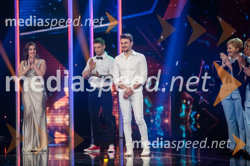  Tereza  Kavka;  Miro  Gavrić;  Dino Petrić, pevecSlovenija ima talent 2021, četrta polfinalna oddaja