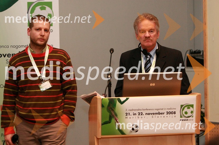 Lucas Gaudencio Triep, dr. med., Bolnišnica Golnik in dr. Donald Kirkendall, FIFA Medical Assessment (USA)Nogomed 2008, mednarodna konferenca o medicini v nogometu