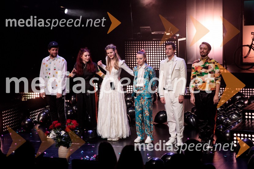  Anže Vrabec, avtor glasbenih priredb in korepetitor;  Anuša  Kodelja, igralka;  Lucija Harum, igralka;  Lara Fortuna, igralka;  Žiga Udir, igralec;  Jure Kopušar, igralecTridesetletnice, premiera tragikomične predstave