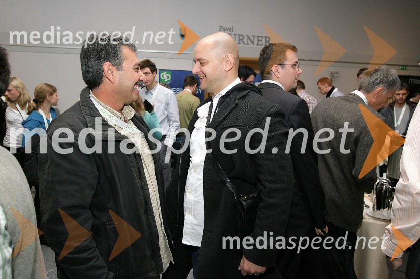 Khalid Nasif, fizioterapevt Term Čatež, d.d. in Saša Vogrin, fizioterapevtNogomed 2008, mednarodna konferenca o medicini v nogometu