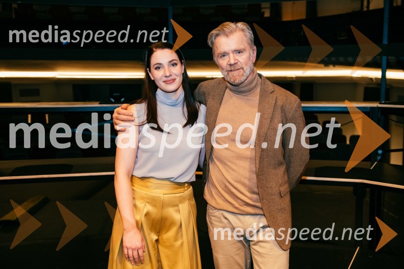  Maša Grošelj, igralka;  Branko Završan, igralecKlinc, premiera drame SLG Celje