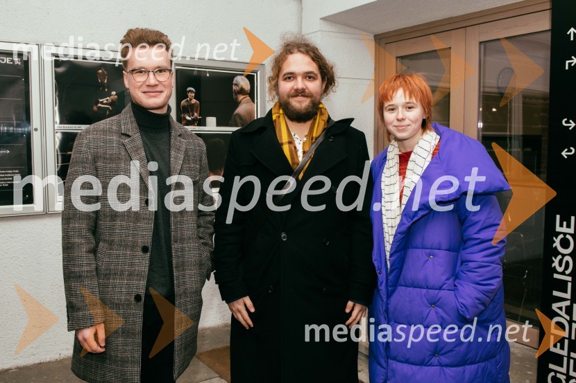  Žan Brelih Hatunić, igralec;  Luka Marcen, režiser;  Lola DomaKlinc, premiera drame SLG Celje