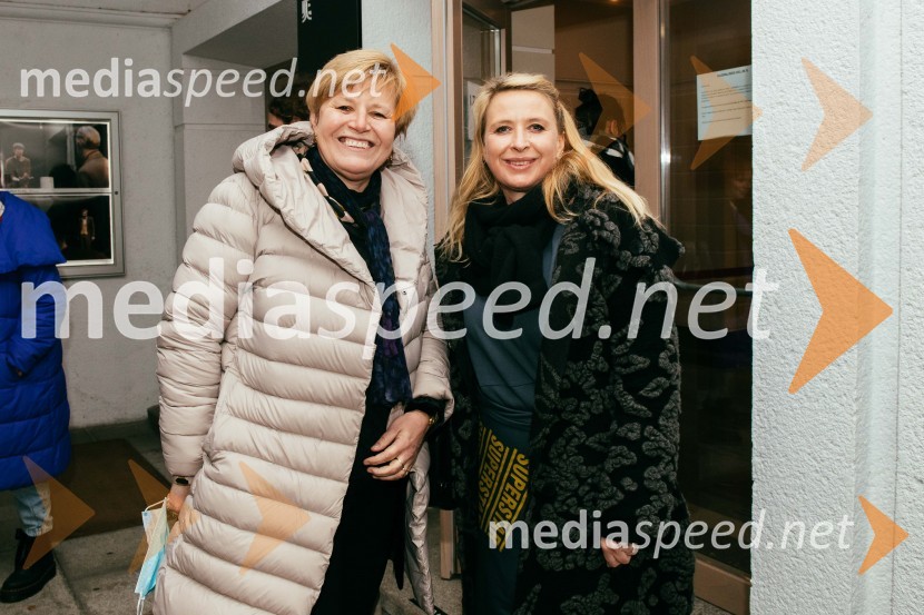  Tina Mahkota, prevajalka;  Tatjana Doma, dramaturginja SLG CeljeKlinc, premiera drame SLG Celje