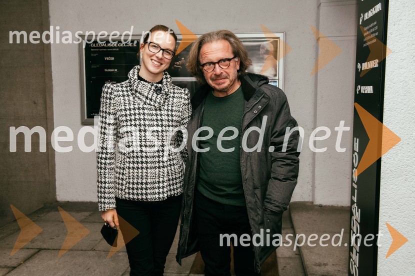 mag. Barbara Petrovič, vodja marketinga in odnosov za javnostmi SLG Celje;  Jaša Jamnik, igralec in režiserKlinc, premiera drame SLG Celje