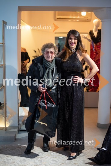  Dragica Petrovič, režiserka in producentka;  Kim Božič, lastnica trgovine AllegriaVražja dama Gordana predstavila svojo kolekcijo Mistique