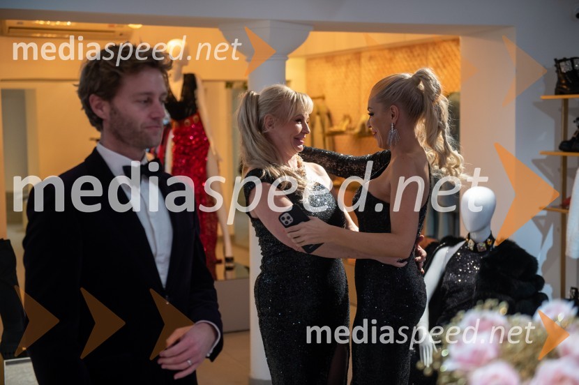  Trent  Whiddon, plesalec;  Andreja  Medvedič, lastnica in direktorica Sense Wellness Cluba;  Carmen OsovnikarVražja dama Gordana predstavila svojo kolekcijo Mistique