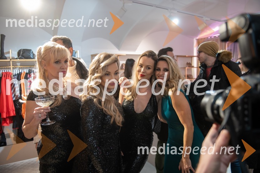  Andreja  Medvedič, lastnica in direktorica Sense Wellness Cluba;  Nika  Čukur,  ShowRoom events;  Katarina Benček, social media influencerka, avtorica knjige;  Gordana Grandošek Whiddon, plesalka, lastnica blagovne znamke GGWVražja dama Gordana predstavila svojo kolekcijo Mistique