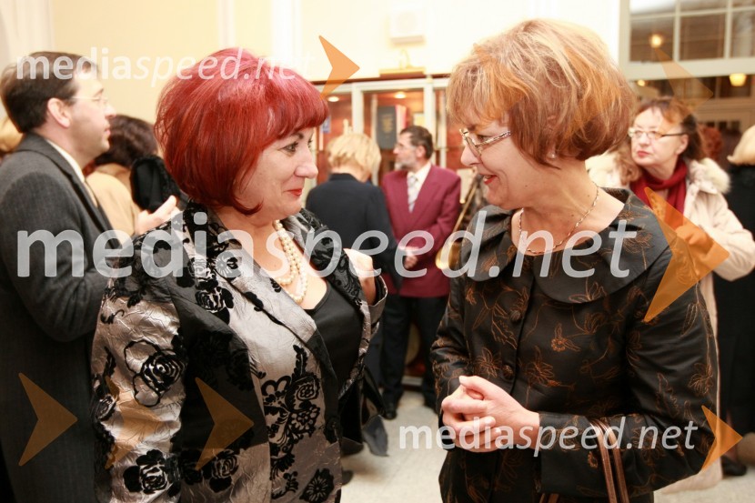 Vlasta Nussdorfer, generalna sekretarka društva Beli obroč in višja državna tožilka na Vrhovnem državnem tožilstvu Republike Slovenije ter mag. Majda Potrata, poslankaDobrodelni koncert Društva poslovnih žensk FAM za film o Almi Karlin