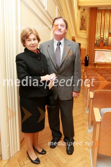 Dr. Spomenka Hribar, publicistka in dr. Tine Hribar, slovenski filozofDobrodelni koncert Društva poslovnih žensk FAM za film o Almi Karlin