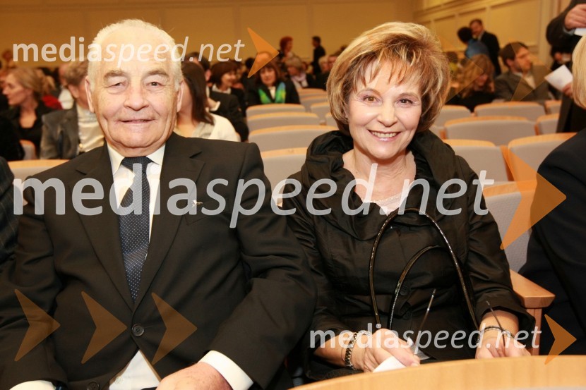 Štefan Krajnc, lastnik podjetja Cablex d.o.o. s soprogoDobrodelni koncert Društva poslovnih žensk FAM za film o Almi Karlin