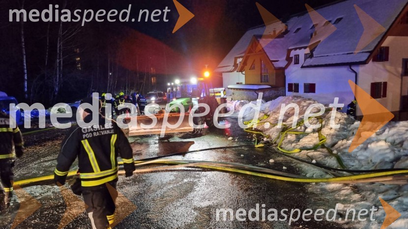 Požar na Hočkem Pohorju