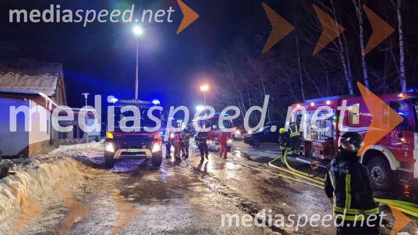 Požar na Hočkem Pohorju