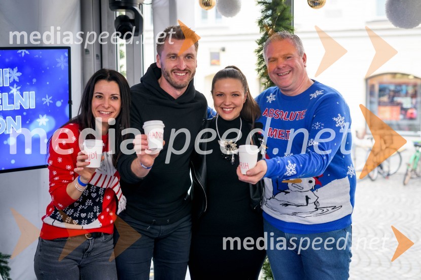  Jana Morelj, radijska in TV voditeljica;  Denis Avdić, voditelj;  Nina Smole, certificirana SDI trenerka in organizatorka dogodkov;  Miha Deželak, radijski voditelj, humanitarec, Fatalni moški 202028-urni dobrodelni maraton Radia 1