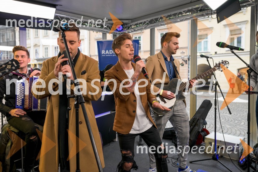  Matic Peršuh, Polkaholiki;  Rok Piletič, BQL;  Anej Piletič, BQL;  ... 28-urni dobrodelni maraton Radia 1