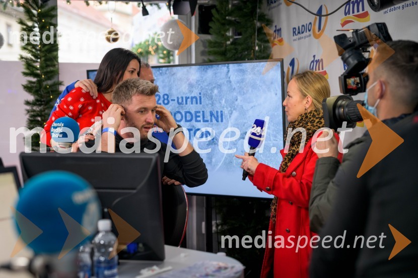  Denis Avdić, voditelj;  Ota Širca Roš, voditeljica28-urni dobrodelni maraton Radia 1
