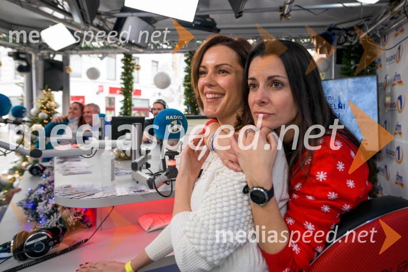  Nuša Lesar, novinarka in voditeljica;  Jana Morelj, radijska in TV voditeljica28-urni dobrodelni maraton Radia 1